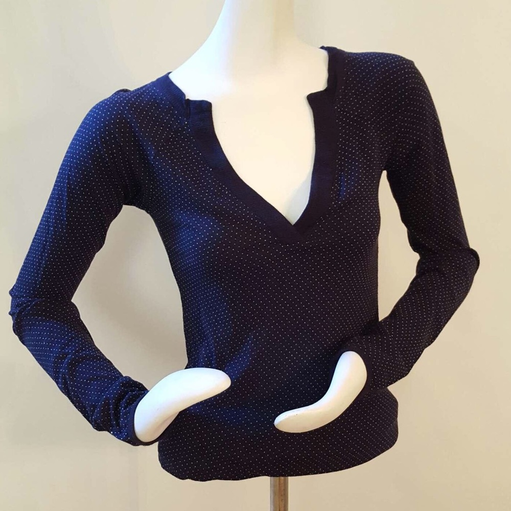 💋SALE💋Puella (Anthro) Dotted Long Sleeve Top